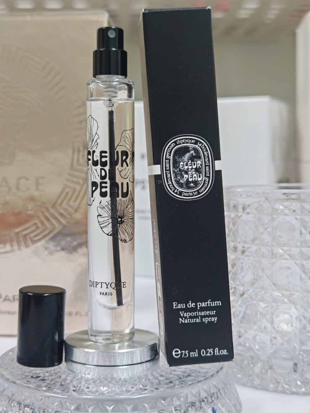 Diptyque 🇲🇾Mini 7.5ml dạng xịt Diptyque fleur the peau edp