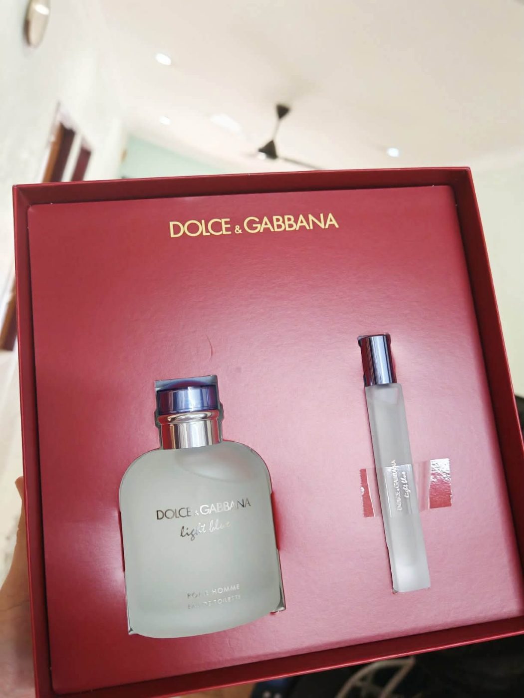 D&G 🇲🇾👨⚕️Set 2 món D&G light blue edt
