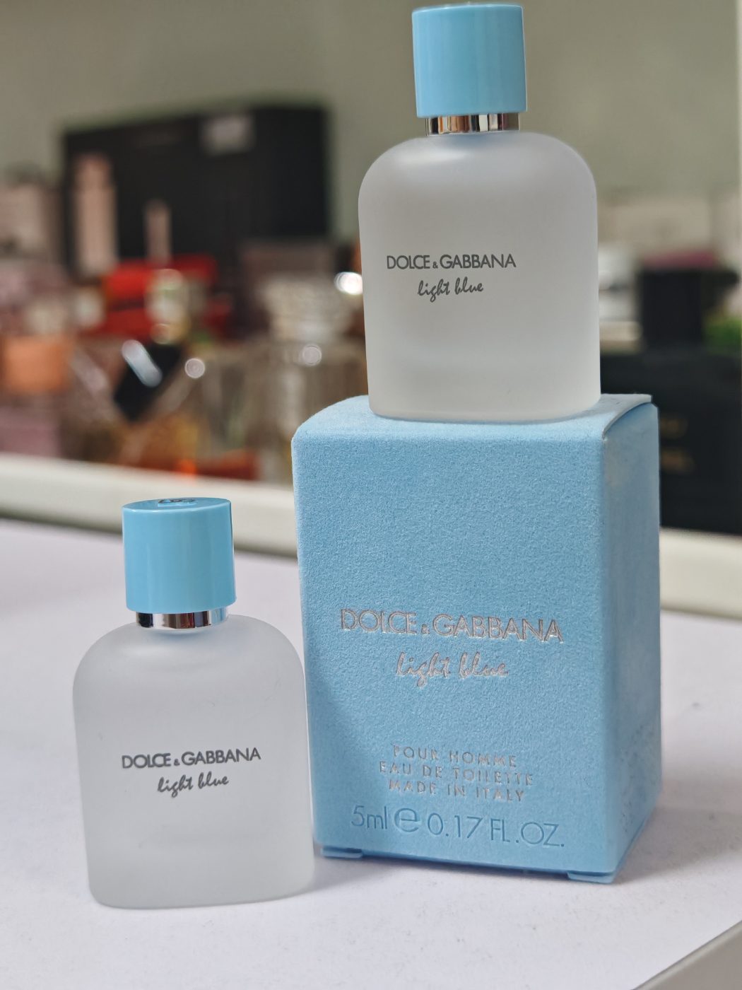 D&G 🇲🇾👨⚕️Mini 5ml D&G light blue edt